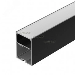 Профиль с экраном SL-LINE-4970-2500 BLACK+OPAL (ARL, Алюминий)