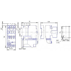 Контактор электромагнитный ПМ12-010151 УХЛ4 В 220В (1р)