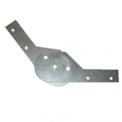 Соединитель шарнирный ST/LT H=50мм S=1.5мм оцинк./полимер. (без метизов) Соединитель шарнирный ST/LT H=50мм S=1.5мм оцинк./полимер. (без метизов)