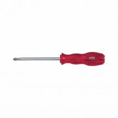 Отвертка крестовая Phillips №2, 100 мм, силовая, пластиковая ручка Отвертка крестовая Phillips №2, 100 мм, силовая, пластиковая ручка