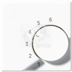 Крышка для регулятора температуры воздуха помещений  белая