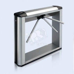 Турникет тумбовый с автоматическими преграждающимипланками Антипаника, со встроенными считывателями для карт формата EMM/HID/Mifare