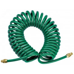 Шланг полиуретановый спиральный для пневматического инструмента 8х12 мм, 8 м Шланг полиуретановый спиральный для пневматического инструмента 8х12 мм, 8 м