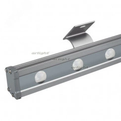 Светодиодный прожектор AR-LINE-1000L-48W-24V RGB-Warm3000 (Grey, 15x45 deg, DMX512) (ARL, Закрытый)