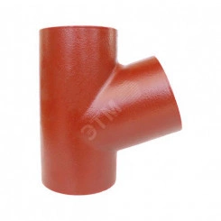 Тройник чугун SML Ду 125х100х45гр безраструбный Тройник чугун SML Ду 125х100х45гр безраструбный