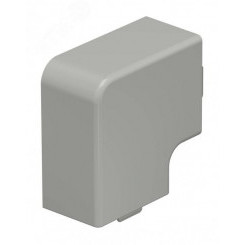 Крышка плоского угла кабельного канала WDK 30x45 мм (ПВХ, серый)