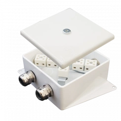 Коробка монтажная огнестойкая КМ-О (6к*60)-IP66-120х120 два ввода CD Коробка монтажная огнестойкая КМ-О (6к*60)-IP66-120х120 два ввода CD