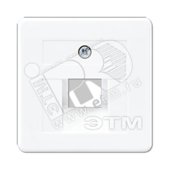 Крышка для телефонных UAE розеток белая