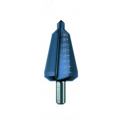 Сверло конусное, HSS TiAlN, d 3-14 мм, прямая канавка, трехплоскостной хвостовик, CBN шлифовка
