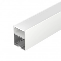 Профиль с экраном SL-LINE-4970-2500 WHITE+OPAL (ARL, Алюминий)(036305)