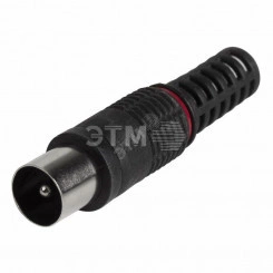 Разъем штекер TV без пайки черный PROCONNECT Разъем штекер TV без пайки черный PROCONNECT