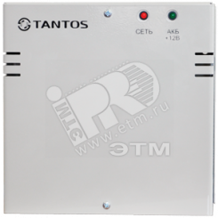 Источник вторичного электропитания резервированный ББП-20 TS Tantos 12В 2А (макс 3.5А)