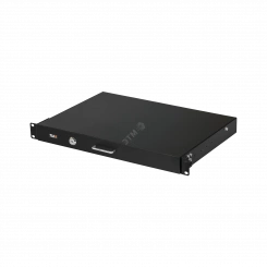 Полка под клавиатуру выдвижная TLK 19д 1U Ш432хГ300мм черная