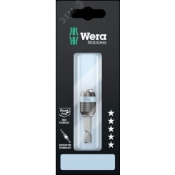 Битодержатель 3888/4/1 K Rapidaptor SB с быстрозажимным патроном хвостовик 1/4 E 6.3 нержавеющая сталь 1/4 x 50 мм с держателем-еврослот Битодержатель 3888/4/1 K Rapidaptor SB с быстрозажимным патроном хвостовик 1/4 E 6.3 нержавеющая сталь 1/4 x 50 мм с держателем-еврослот