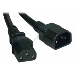 Кабель подключения PDU ITK 3х1.5 2м с разъемами С13 - С14 Кабель подключения PDU ITK 3х1.5 2м с разъемами С13 - С14