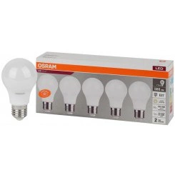 Лампа светодиодная LED Value LVCLA60 7SW/830 грушевидная матовая E27 230В 2х5 RU (уп.5шт) OSRAM 4058075577626