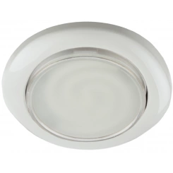 Светильник KL35 WH-10 /1 под лампу Gx53 220В 13Вт бел. (уп.10шт) Эра Б0048950