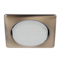 Светильник KL71 SB /1 (к) под лампу Gx53 квадр. 220В 13Вт бронза Эра Б0048958 Светильник KL71 SB /1 (к) под лампу Gx53 квадр. 220В 13Вт бронза Эра Б0048958