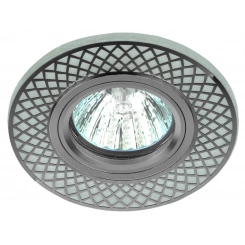 Светильник DK LD42 WH/CH /1 MR16 декор. со светодиодной подсветкой бел./хром ЭРА Б0048938 Светильник DK LD42 WH/CH /1 MR16 декор. со светодиодной подсветкой бел./хром ЭРА Б0048938