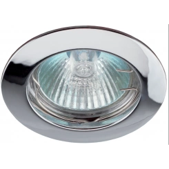 Светильник литой простой MR16.12В 50Вт хром KL1 CH /1 ЭРА Б0048967