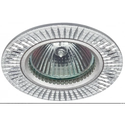 Светильник встраиваемый KL32 AL/SL/1 MR16 12В 50Вт алюм. серебро ЭРА Б0049559