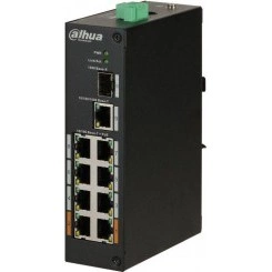 Коммутатор DH-PFS3110-8ET-96 8х100Мбит 1G 1SFP 6PoE+ 96Вт неуправляемый Dahua 1190210