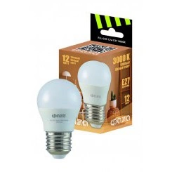 Лампа светодиодная FLL-G45 12Вт E27 3000К 230В 50Гц ФАZА 5038622 Лампа светодиодная FLL-G45 12Вт E27 3000К 230В 50Гц ФАZА 5038622