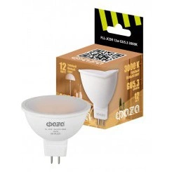 Лампа светодиодная FLL-JCDR 12Вт GU5.3 3000К 230В 50Гц ФАZА 5038684