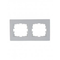 Рамка 2-м Karina горизонт. бел. LEZARD 707-0200-147