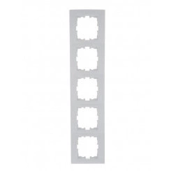 Рамка 5-м Karina горизонт. бел. LEZARD 707-0200-150