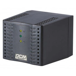 Стабилизатор напряжения TCA-1200 600Вт 1200В.А черн. POWERCOM 802506