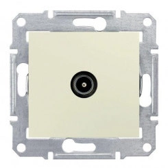 Механизм розетки TV 1-м СП Sedna оконечная беж. SchE SDN3201647
