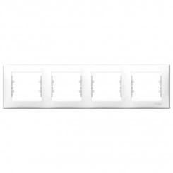 Рамка 4-м Sedna горизонт. бел. SchE SDN5800721