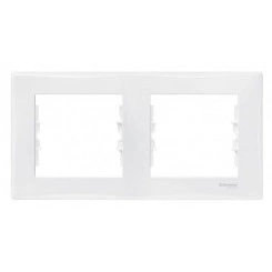 Рамка 2-м Sedna горизонт. бел. SchE SDN5800321