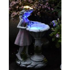 Светильник "Лесная фея" 21х13х27 садовый на солнечн. батарее аккум. AA NI-MH 600мАч бел. КОСМОС KOC_SOL250 Светильник "Лесная фея" 21х13х27 садовый на солнечн. батарее аккум. AA NI-MH 600мАч бел. КОСМОС KOC_SOL250