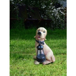 Светильник "Собака" 31х29.2х11.4 тепл. бел. садовый на солнечн. батарее аккум. AA NI-MH 600мАч КОСМОС KOC_SOL102_D