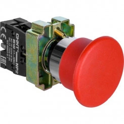 Кнопка управления "Грибок" d40мм (2) с самовозвратом NP2-BC42 без подсветки красн. 1НЗ IP40 CHINT 574846 Кнопка управления "Грибок" d40мм (2) с самовозвратом NP2-BC42 без подсветки красн. 1НЗ IP40 CHINT 574846