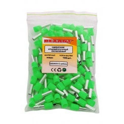 Наконечник штыревой втулочный изолир. (НШВИ F-12мм) 6кв.мм зел. REXANT 08-0823 Наконечник штыревой втулочный изолир. (НШВИ F-12мм) 6кв.мм зел. REXANT 08-0823