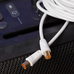 Шнур TV Plug - TV Jack 15м бел. Rexant 18-0008 Шнур TV Plug - TV Jack 15м бел. Rexant 18-0008