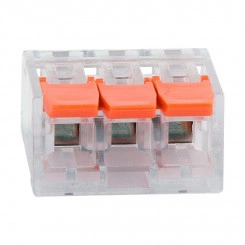 Клемма универсальная компактная 3-проводная до 4.0кв.мм (уп.5шт) Rexant 07-5207 Клемма универсальная компактная 3-проводная до 4.0кв.мм (уп.5шт) Rexant 07-5207