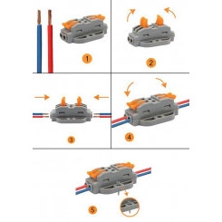 Клемма строительно-монтажная СМК проходная 2п 0.08-4кв.мм с монтажной площадкой сер. (блист.5шт) Rexant 07-6262-5 Клемма строительно-монтажная СМК проходная 2п 0.08-4кв.мм с монтажной площадкой сер. (блист.5шт) Rexant 07-6262-5