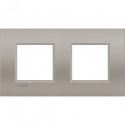 Livinglight. Рамка Air, немецкий стандарт 2+2 мод. Цвет ''Песчаник''