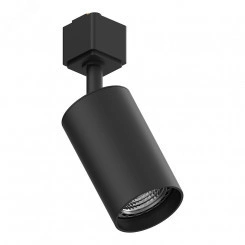 Светильник трековый на шинопровод ДПО GU10 без лампы IP40 черный Светильник трековый на шинопровод ДПО GU10 без лампы IP40 черный