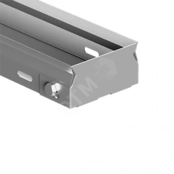 Заглушка торцевая ЗТЛо500х65 S=0.7мм для лотка облегченный полимерный