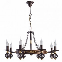 Люстра Arte Lamp CARTWHEEL A4550LM-8CK