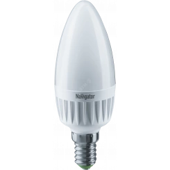 Лампа светодиодная LED 7вт Е14 белый 3STEPDIMM матовая свеча