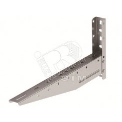 Консоль с опорой ML основание 600мм INOX Консоль с опорой ML основание 600мм INOX