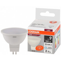 Лампа светодиодная LED 7 Вт GU5.3 6500К 560Лм спот 220 В (замена 60Вт) OSRAM