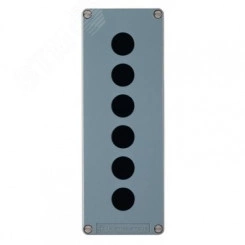 Пост кнопочный металлический 6 отверстия 80х220 Пост кнопочный металлический 6 отверстия 80х220
