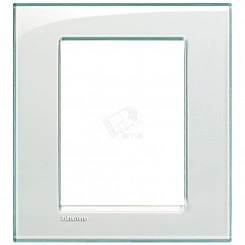 LivingLight Рамка прямоугольная 3+3 модуля Морская вода